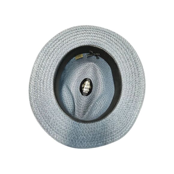 Pedigree Gray Woven Straw Hat Mens Size Medium - Picture 6 of 8